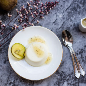 Panna cotta kiwi